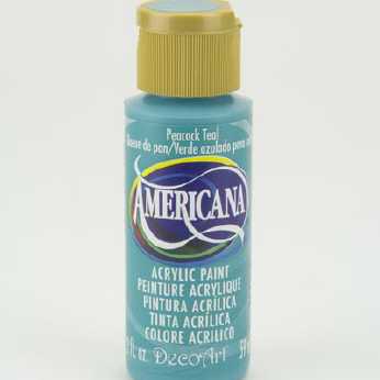 Americana acrylic paint peacock teal