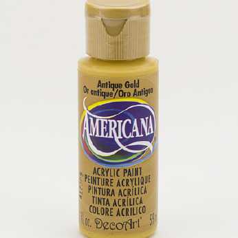 Americana acrylic paint antique gold