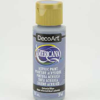 Americana acrylic paint colonial blue