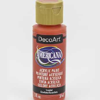 Americana acrylic paint scarlet