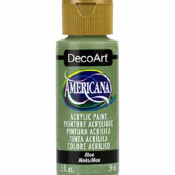 Americana acrylic paint aloe