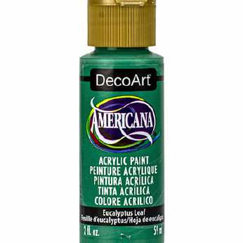 Americana acrylic paint eucalyptus leaf