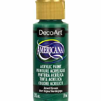 Americana acrylic paint jewel green