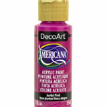 Americana acrylic paint joyful pink