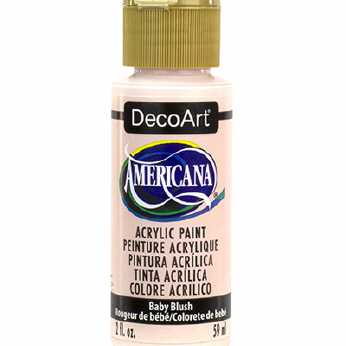 Americana acrylic paint baby blush