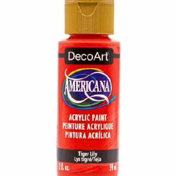 Americana acrylic paint tiger lily