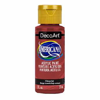 Americana acrylic paint crimson red