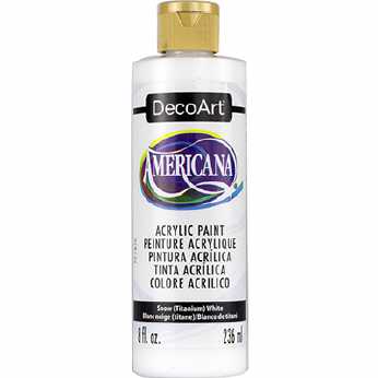 Americana acrylic paint snow white 236ml