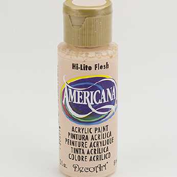 Americana acrylic paint white peach