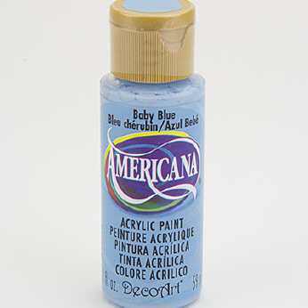 Americana acrylic paint baby blue