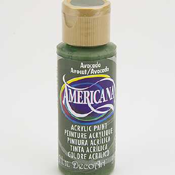 Americana acrylic paint avocado