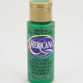 Americana acrylic paint kelly green