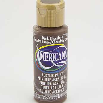 Americana acrylic paint dark chocolate