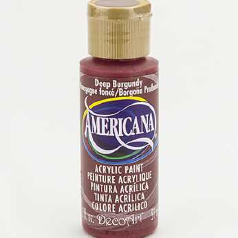 Americana acrylic paint deep burgundy