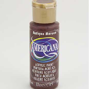 Americana acrylic paint antique maroon