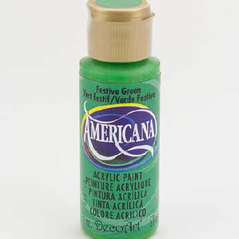 Americana acrylic paint festive green