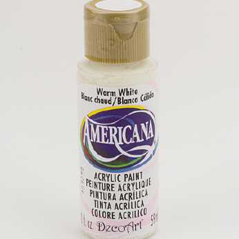 Americana acrylic paint warm white