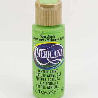 Americana acrylic paint sour apple