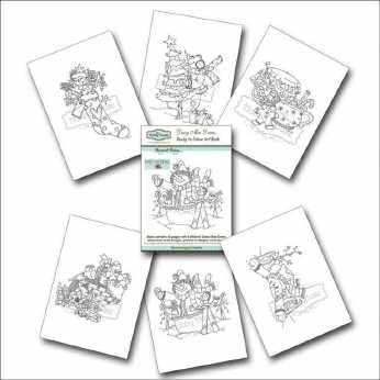 Ready to Colour Art Book Warmest Wishes