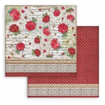 Stamperia Designpapier Desire Pattern with Roses