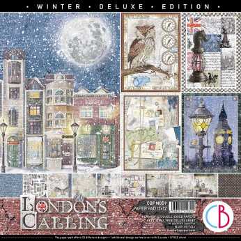 Ciao Bella Paper Pad London�s Calling 12x12"