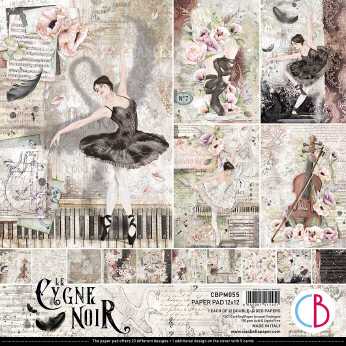 Ciao Bella Paper Pad Cygne Noir 12x12"