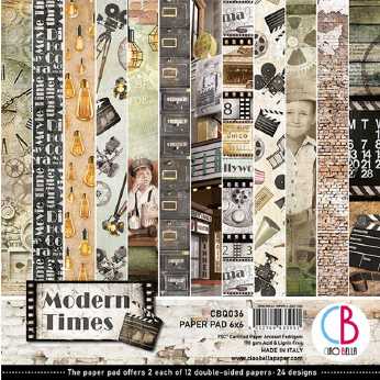 Ciao Bella Paper Pad Modern Times 6x6"