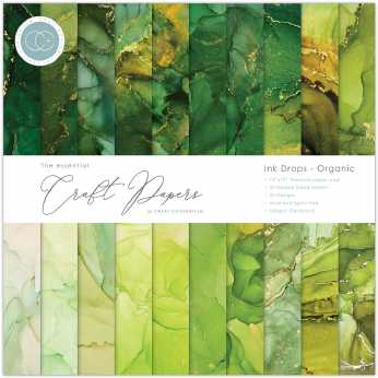 Craft Consortium Paper Pad Ink Drop Organic 12x12"
