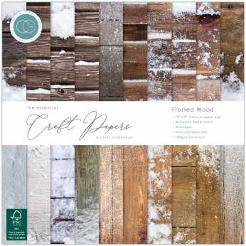 Craft Consortium Paper Pad Frosted Wood 12x12"