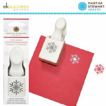 Martha Stewart craft punch glacial snowflake