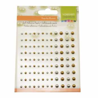Vaessen Halbperlen Gold & Silber gl&auml;nzend