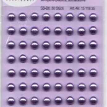 Klebeperlen flieder, 5 mm