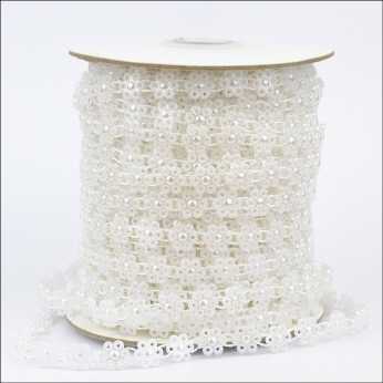 Pearl Strings Daisy String white