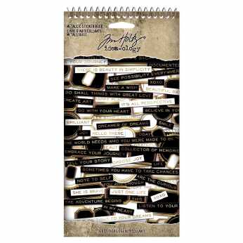 Tim Holtz idea-ology Metallic Sticker Book