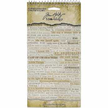 Tim Holtz Idea-Ology Clipping Sticker Book