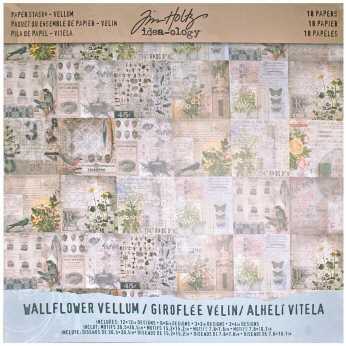 Tim Holtz idea-ology Paper Stash Vellum Wallflower